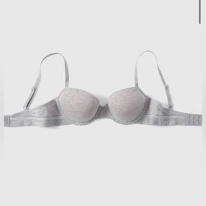 La Senza Chill Grey Heather Lightly Lined Demi Bra